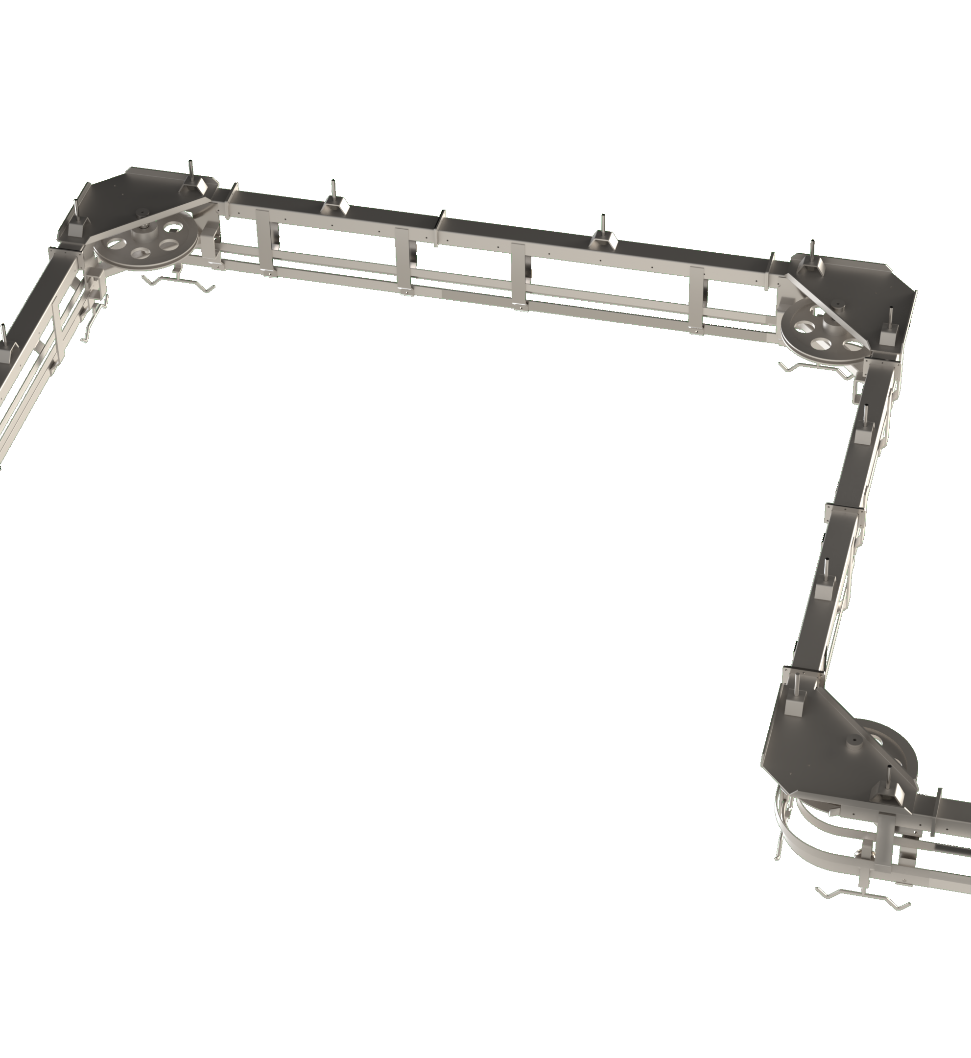Noria for Pigs with Motorized or Static Pull