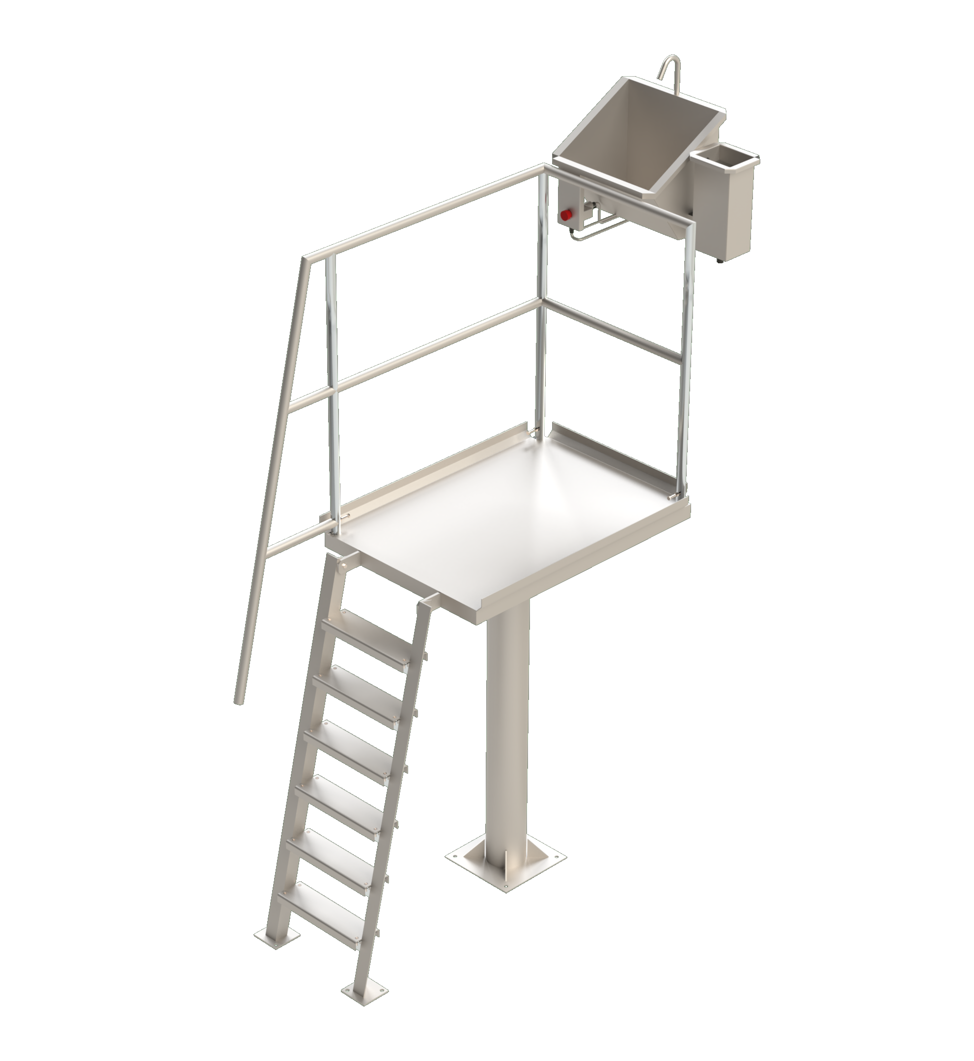 Work Platform for Slaughterhouses