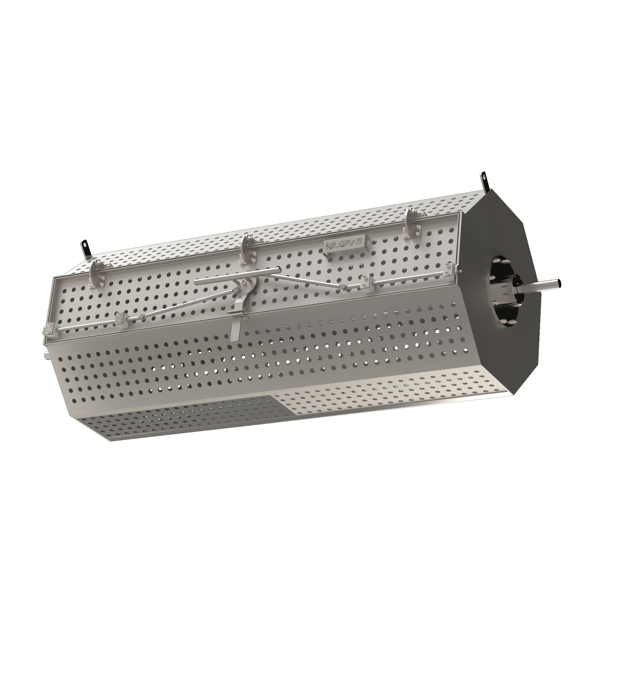 Fish Descaler with Rotating Drum