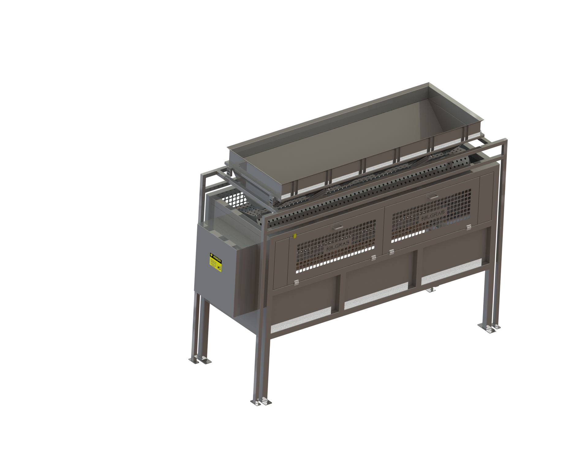 Fish Descaler with Rotating Drum
